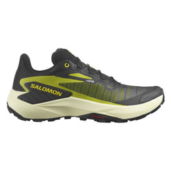 Salomon Genesis Trail Running Shoe Men's in Black Sulphur Spring Transparent Yellow